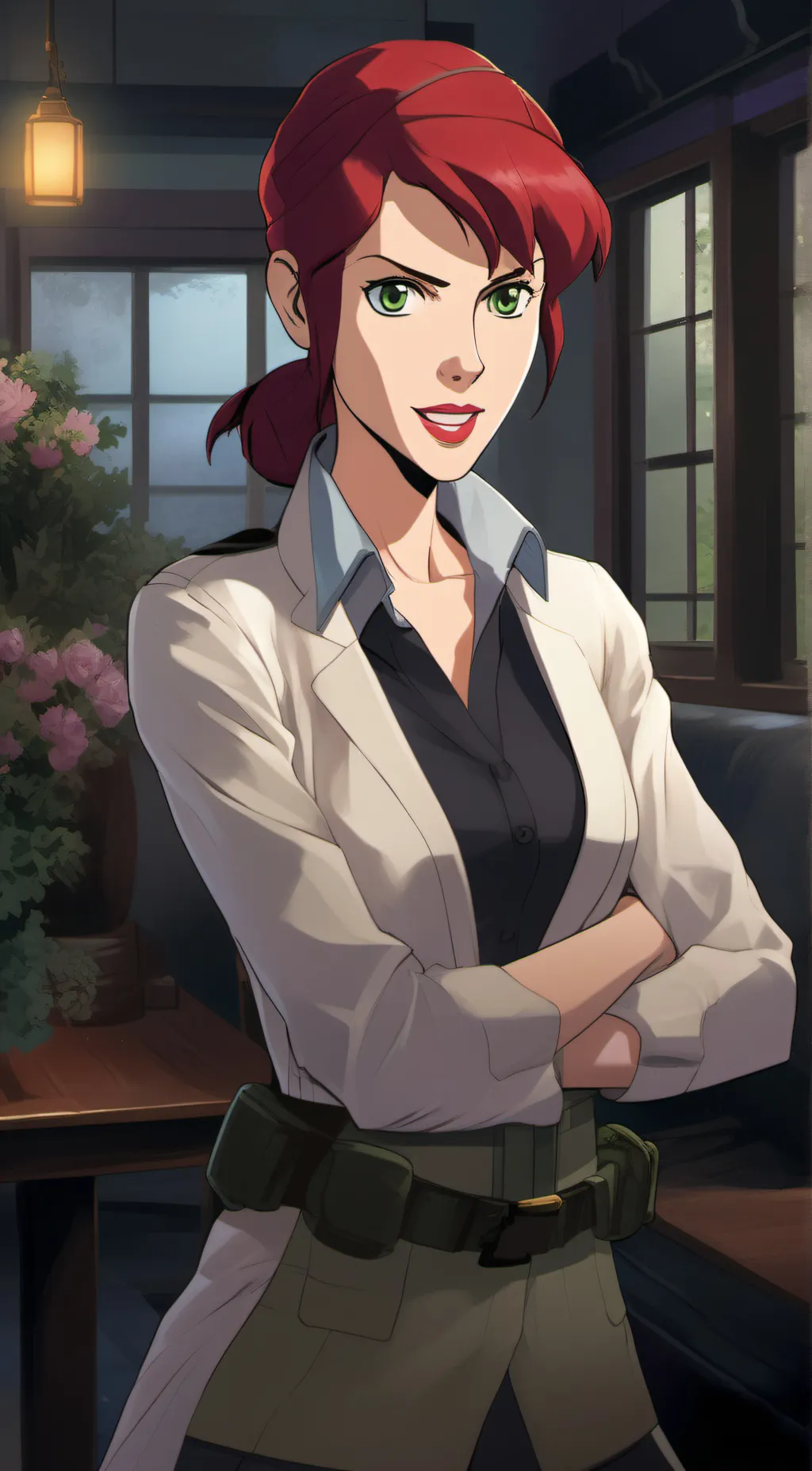 ai character: 2003 april o'neil  background