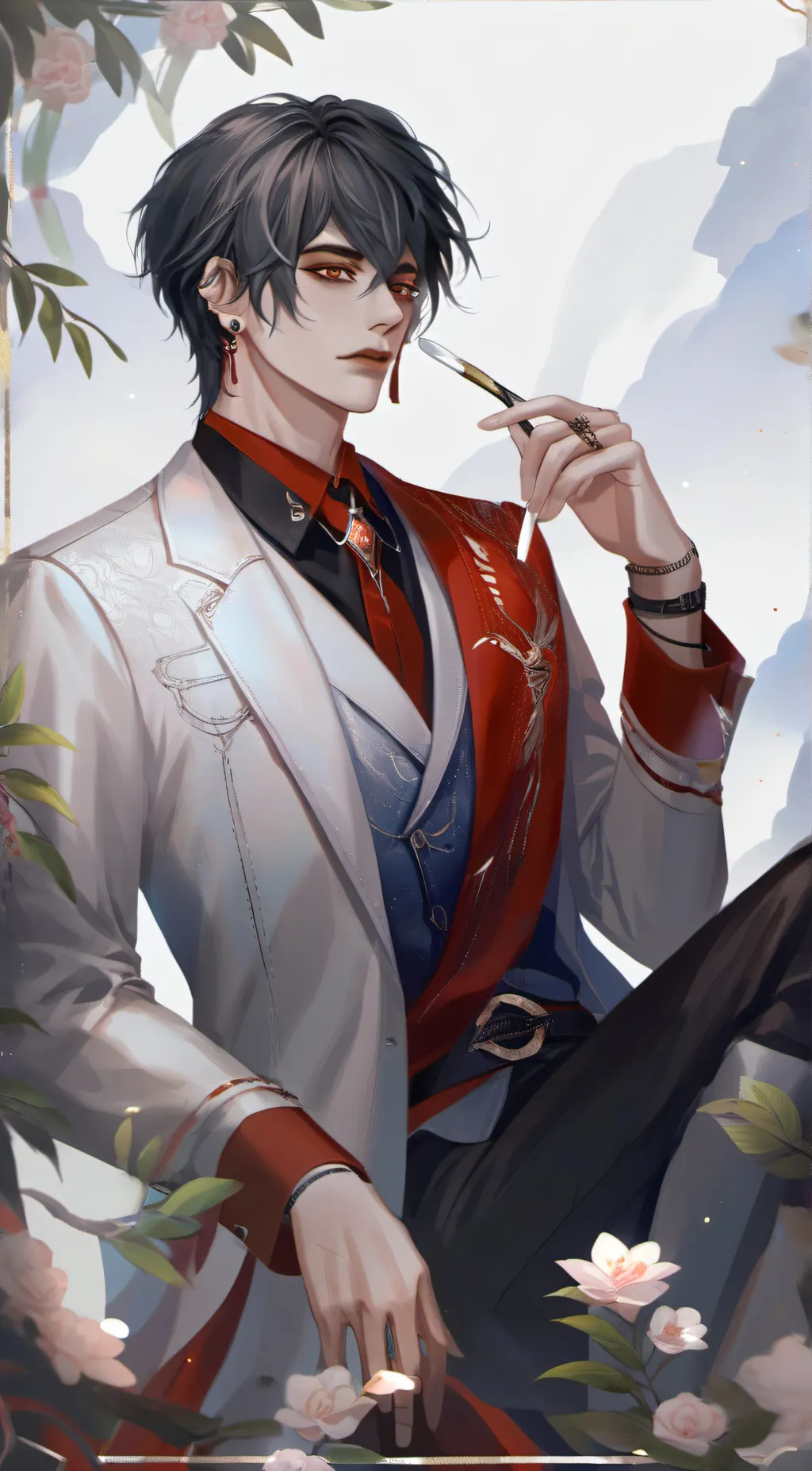 ai character: Shaka background