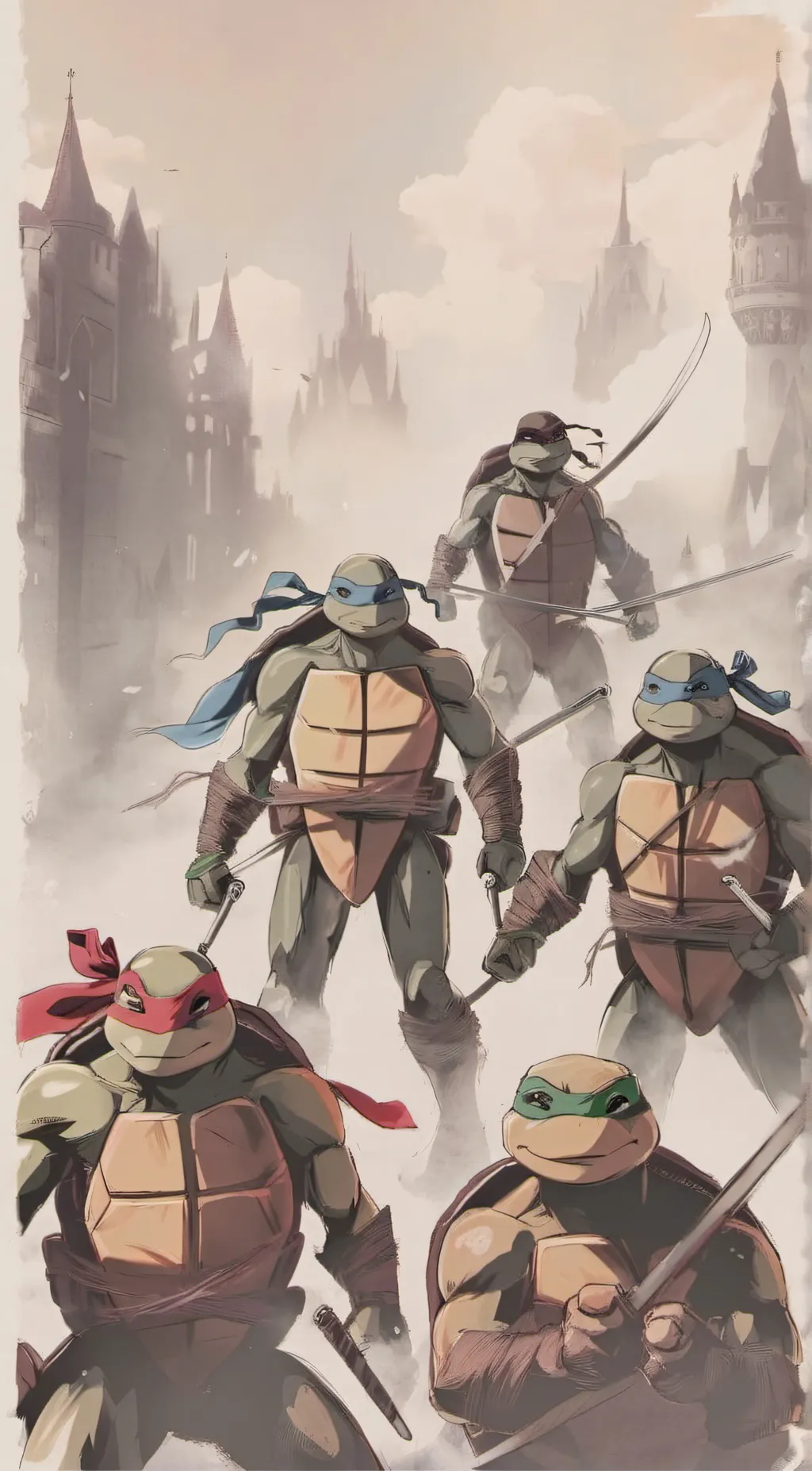 ai character: rottmnt circus background