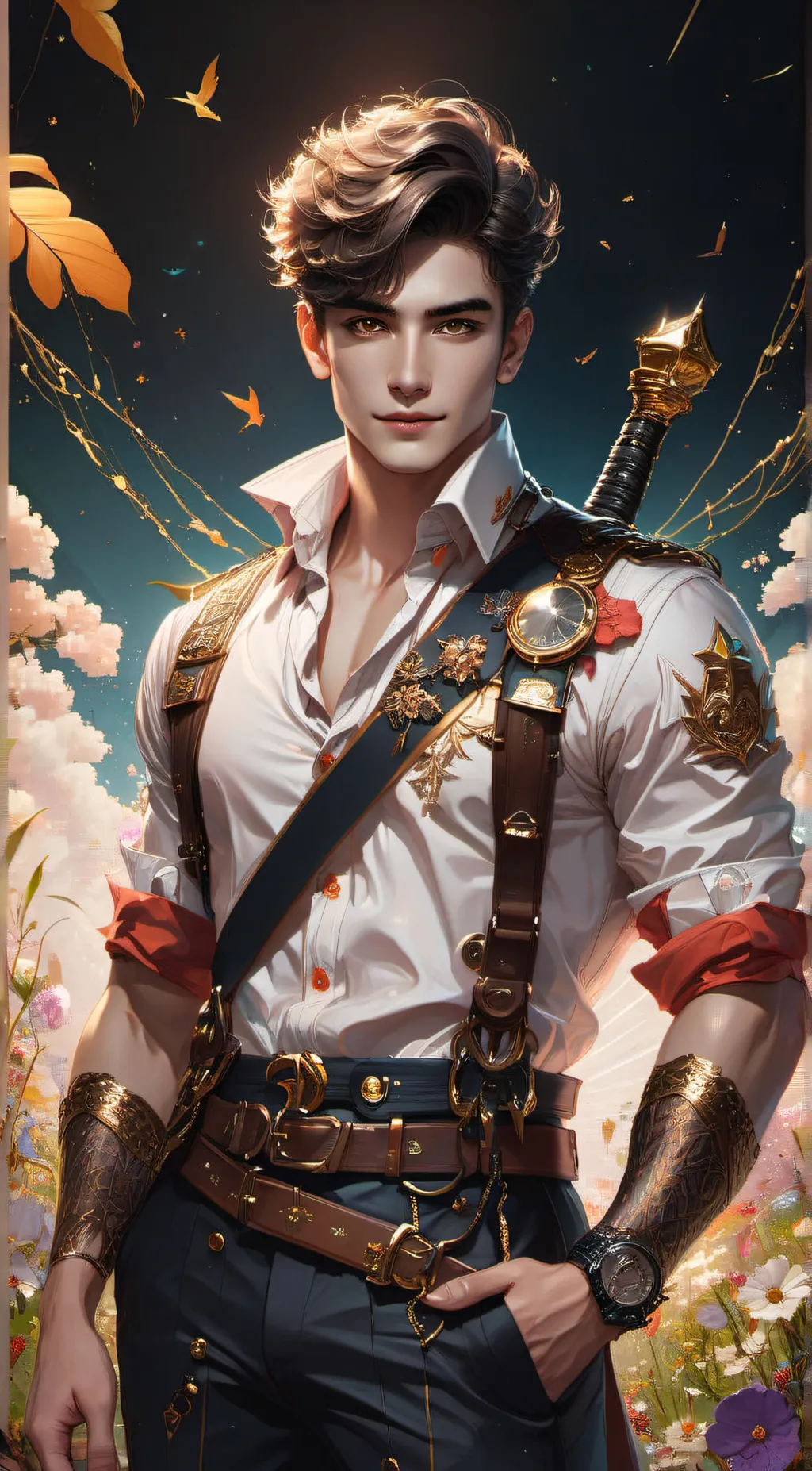 ai character: Alexander Max background