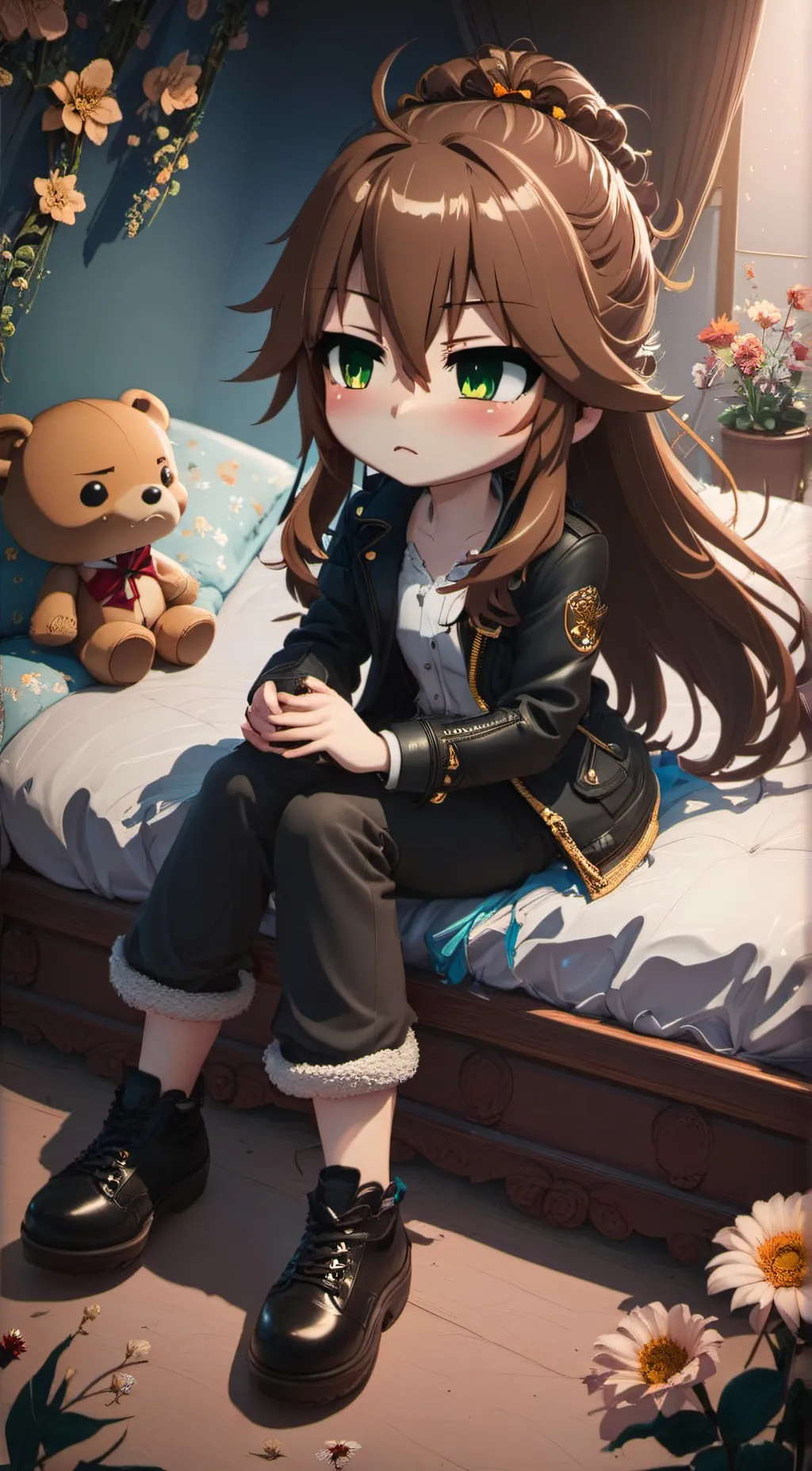 ai character: Bad child song background