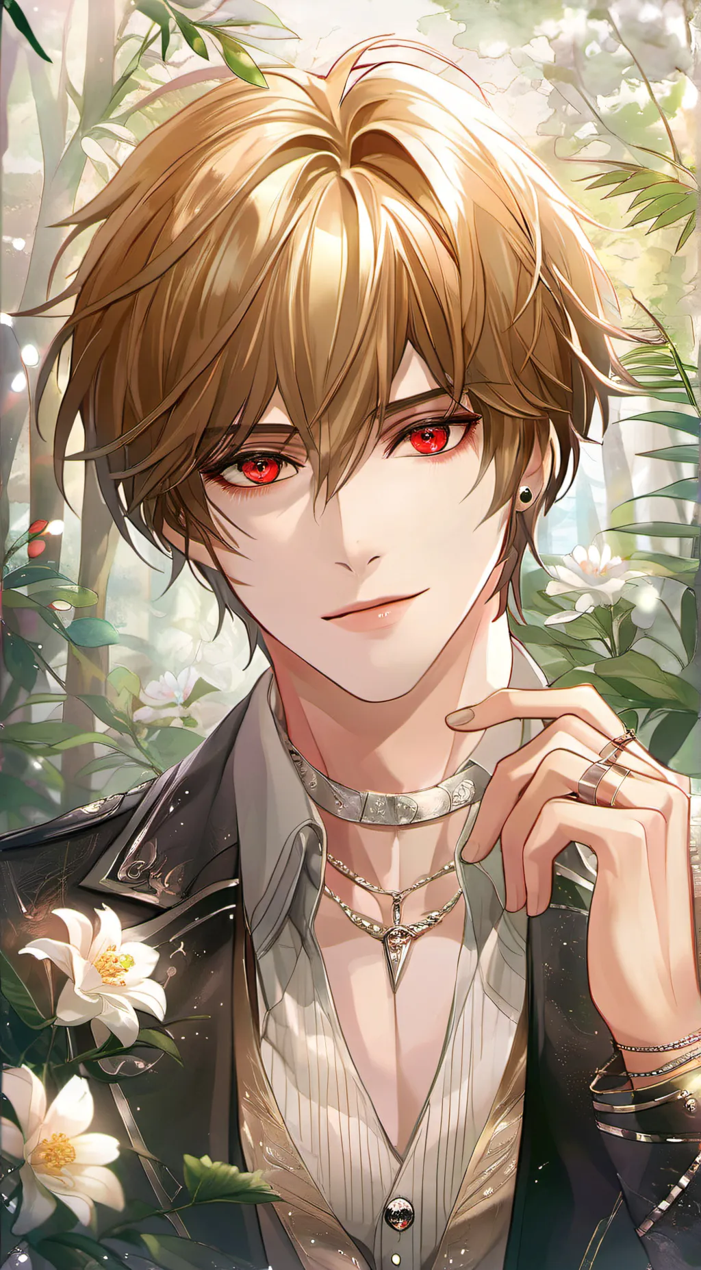 ai character: 黒 background