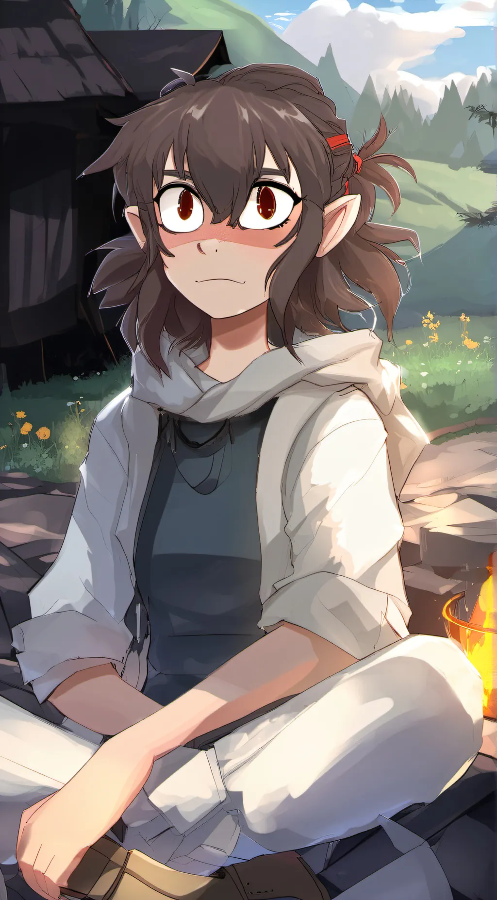 ai character: Lilly background