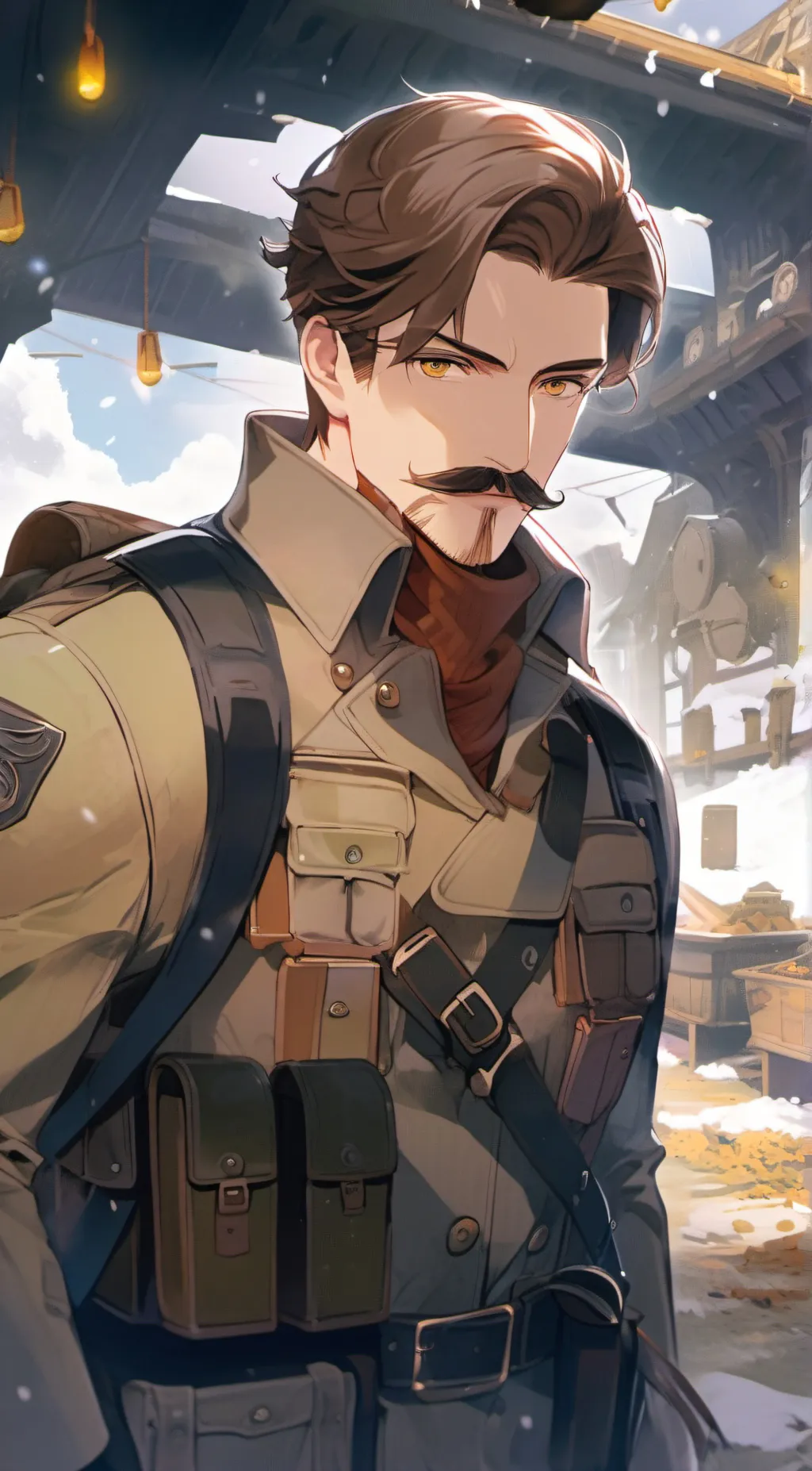 ai character: captain hawk  background
