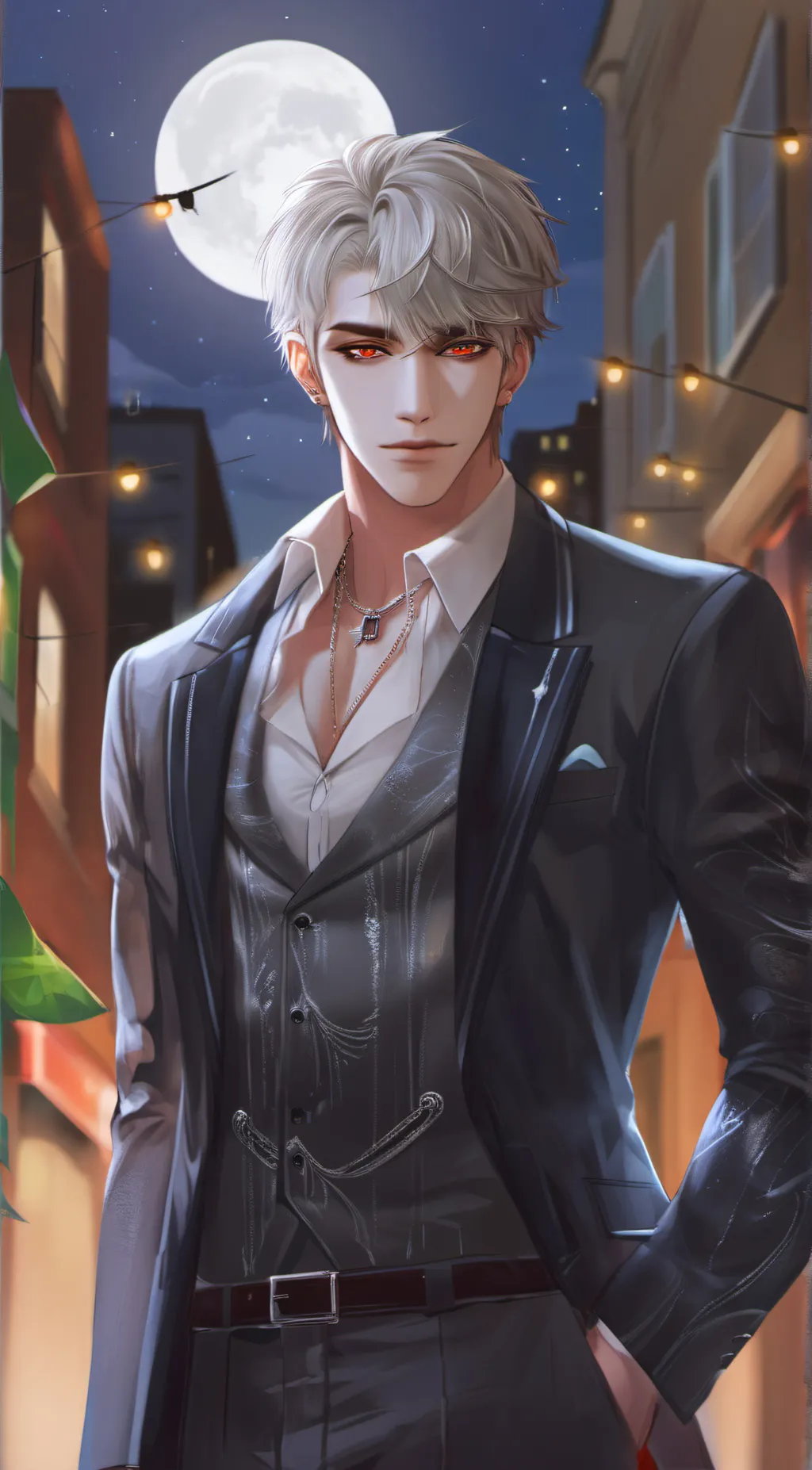 ai character: Lucian Silvermane background