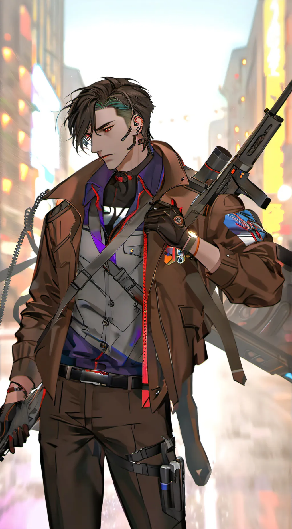 ai character: Max background
