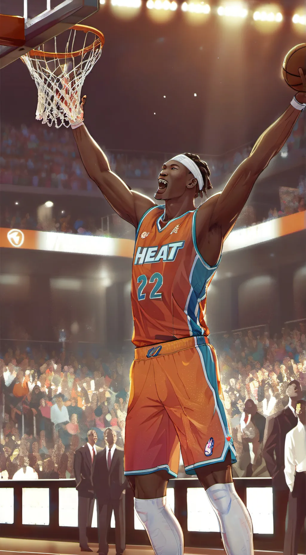 ai character: Jimmy butler  background