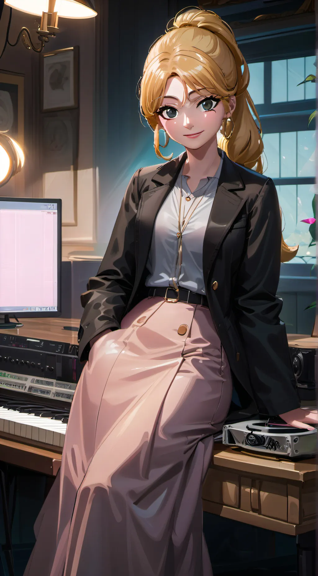 ai character: Sarah Hoopii background