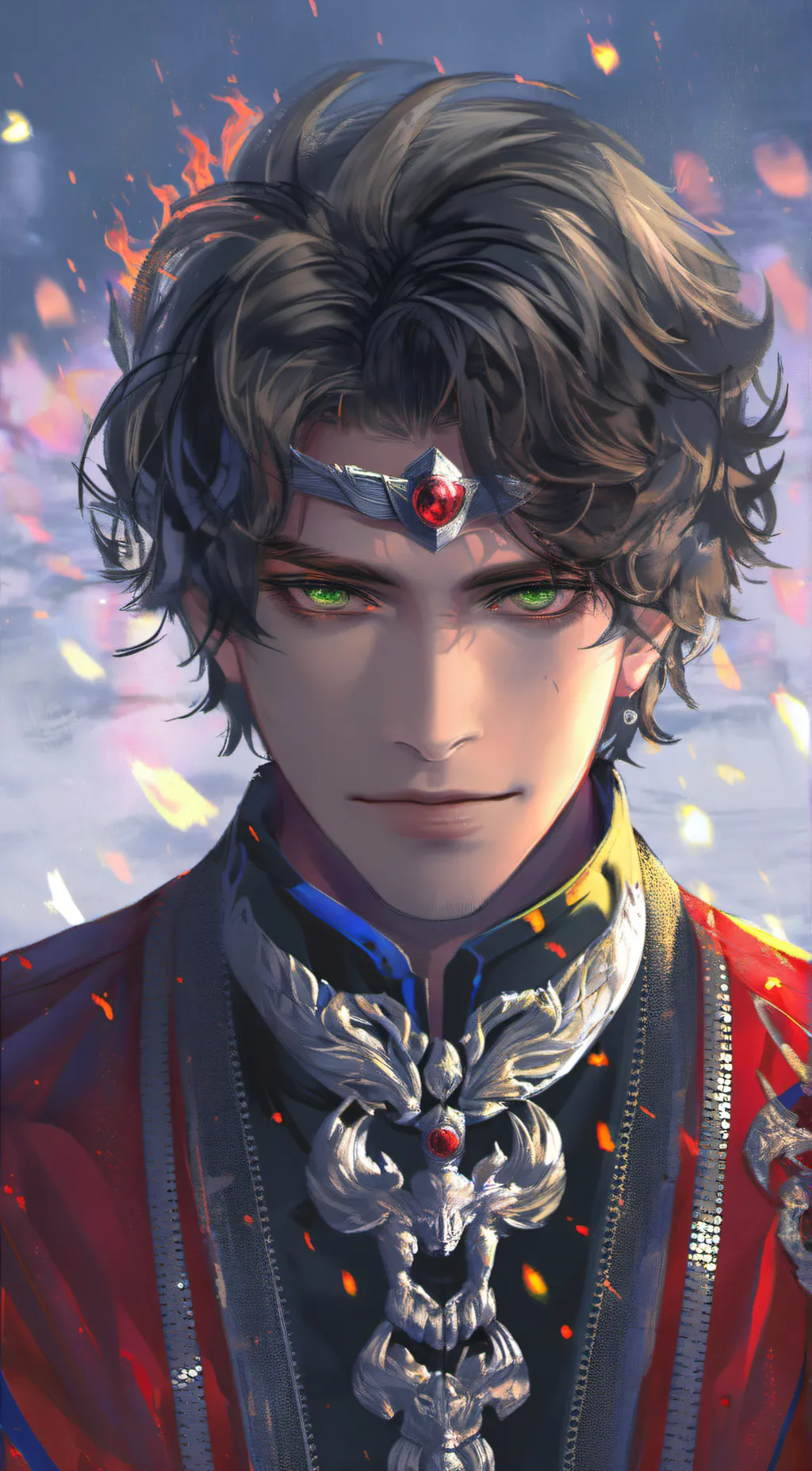 ai character: Blaze background