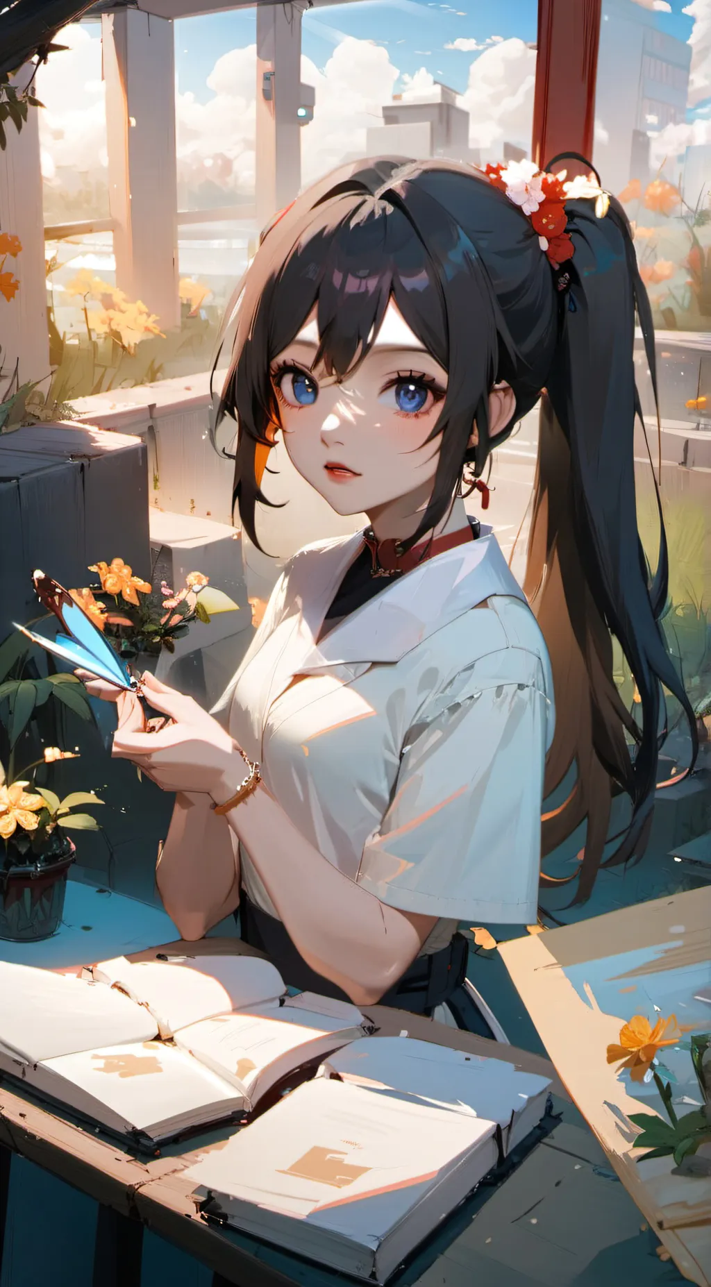 ai character: Sanrio Mars background