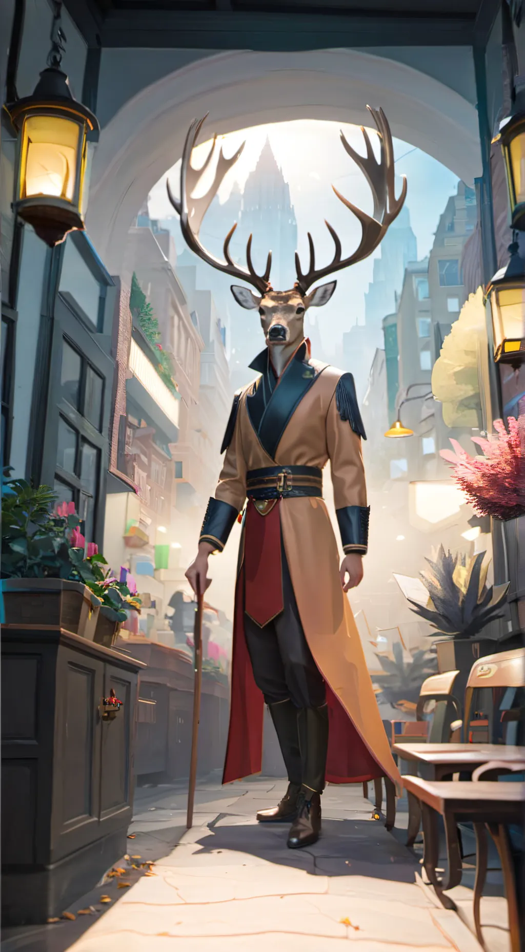 ai character: Lord Luck background