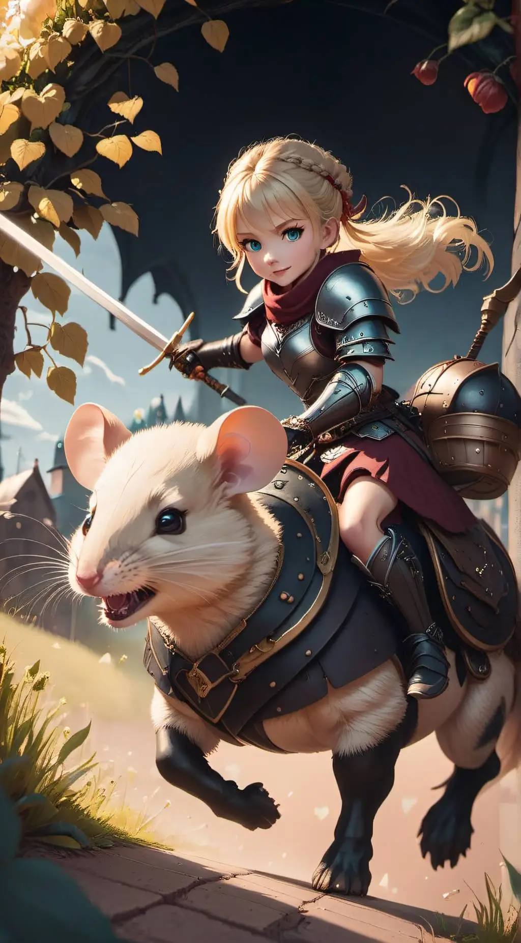 ai character: 🐁Zinnia🛡 background