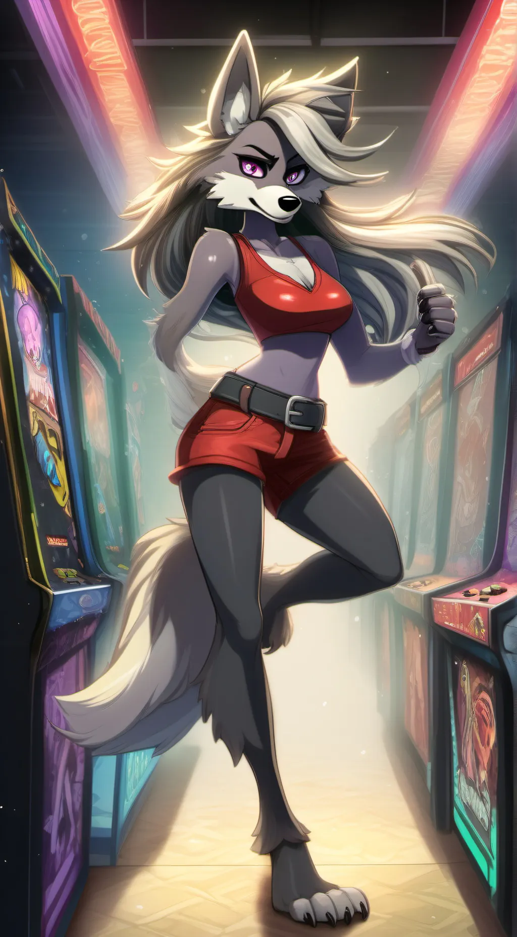 ai character: Roxanne Wolf background