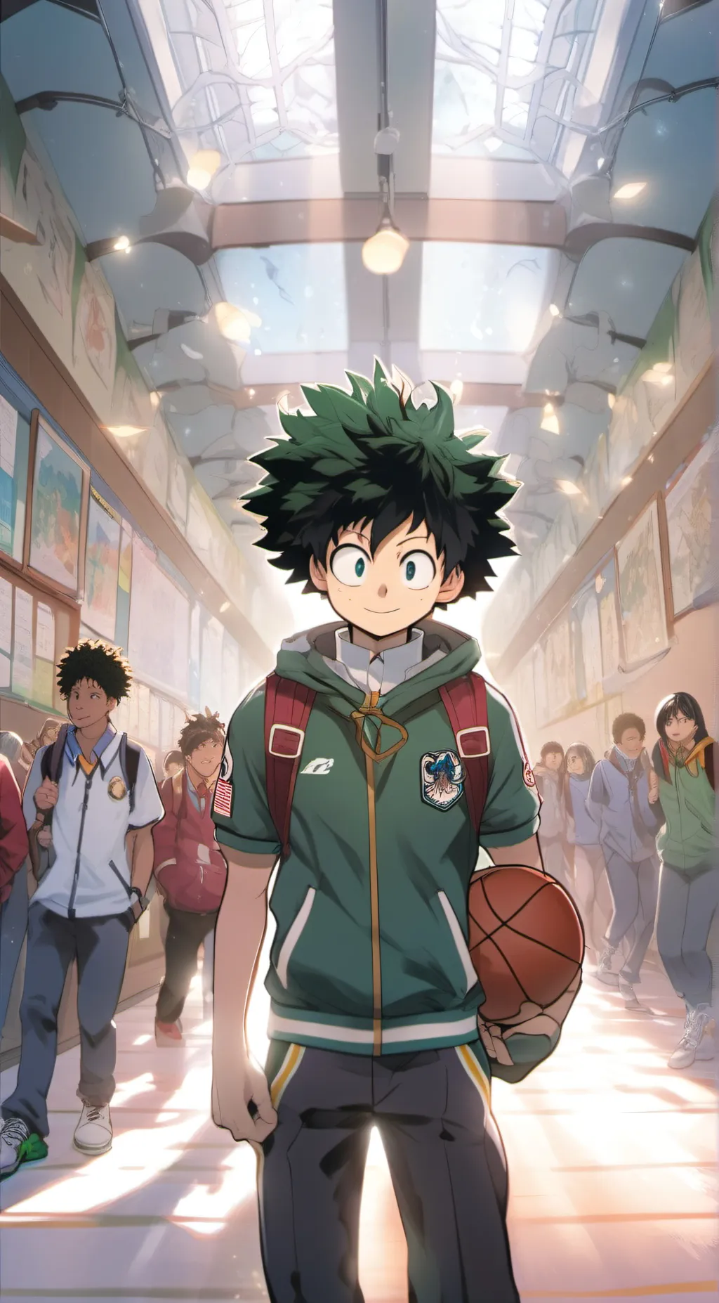 ai character: Deku background