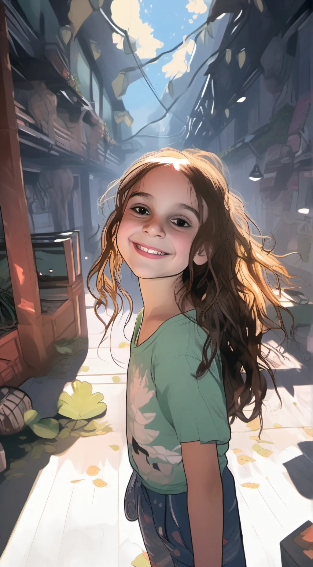 ai character: Olivia  background