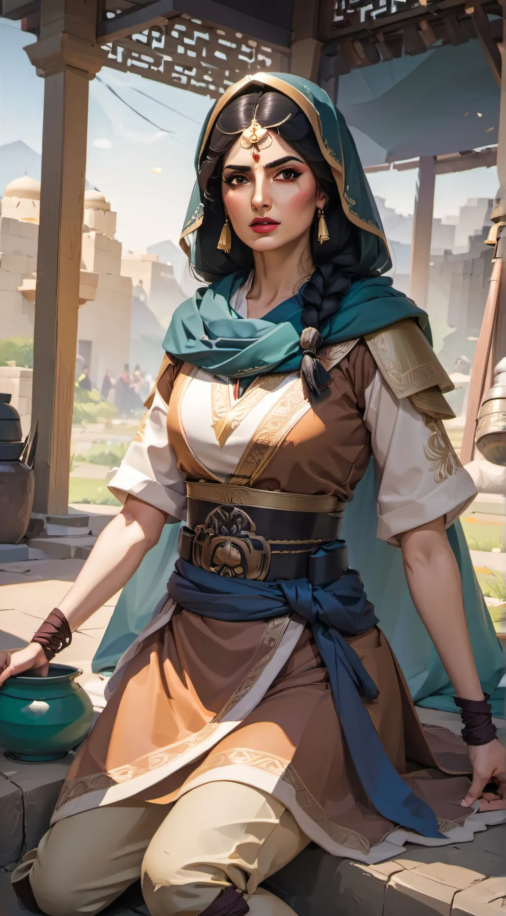 ai character: anahita  background