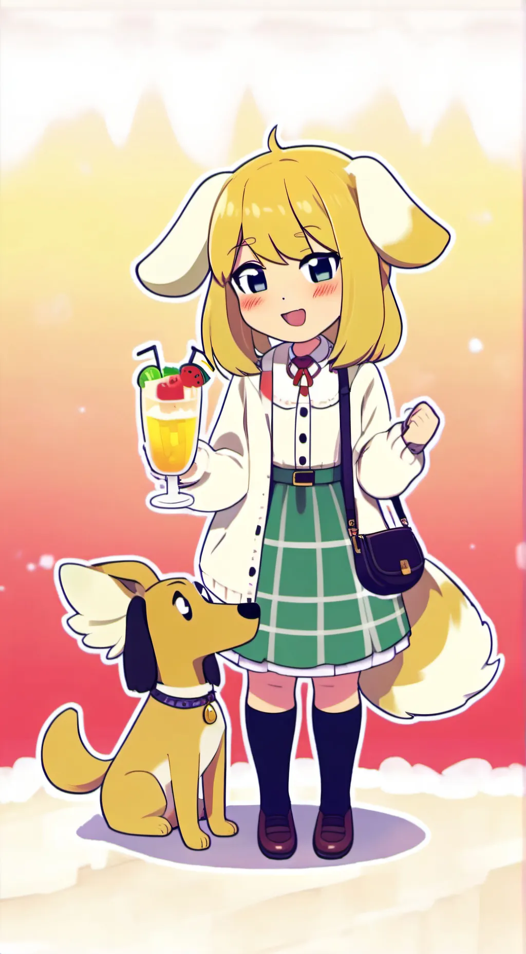 ai character: Isabelle (Drunk) background