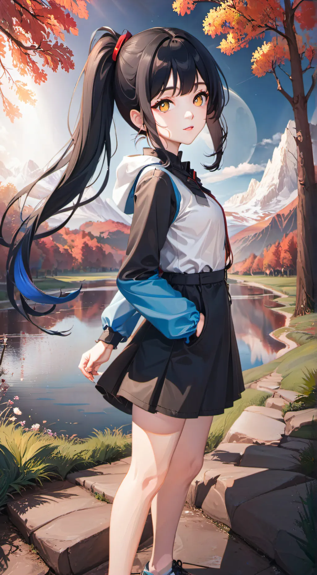 ai character: U Got tp into MHA background