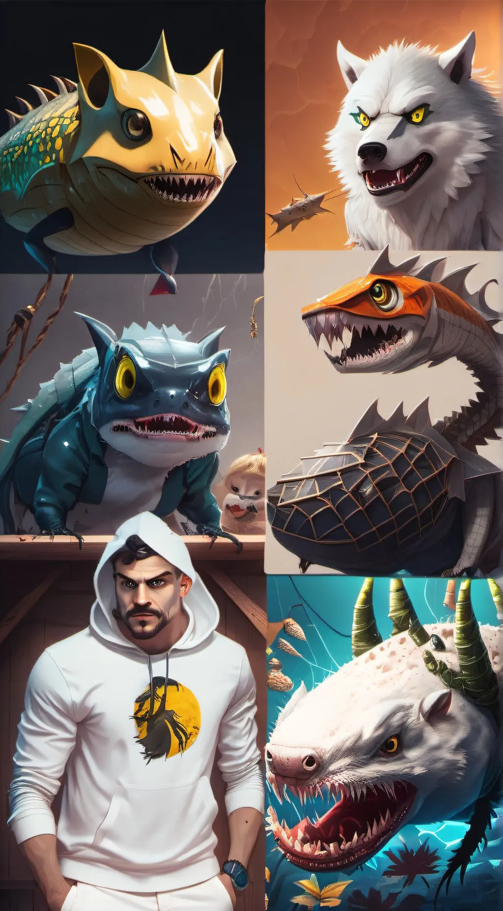 ai character: THE BAD GUYS!!! background