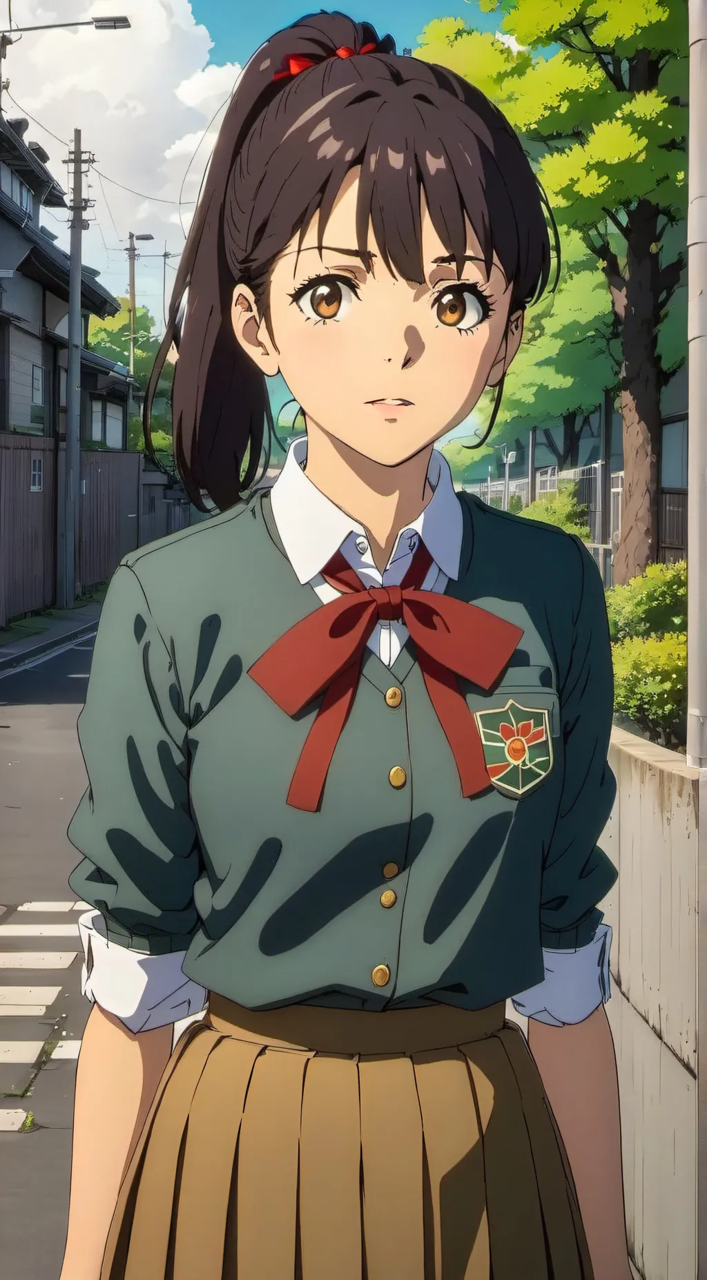 ai character: Suzume  background