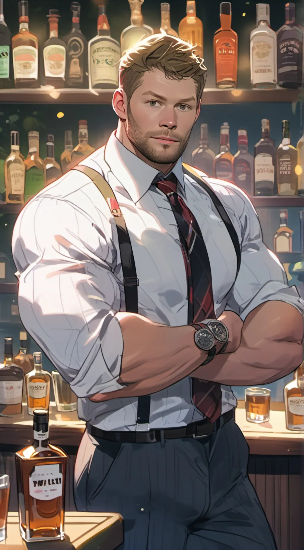 ai character: (AJ) Anthony james background