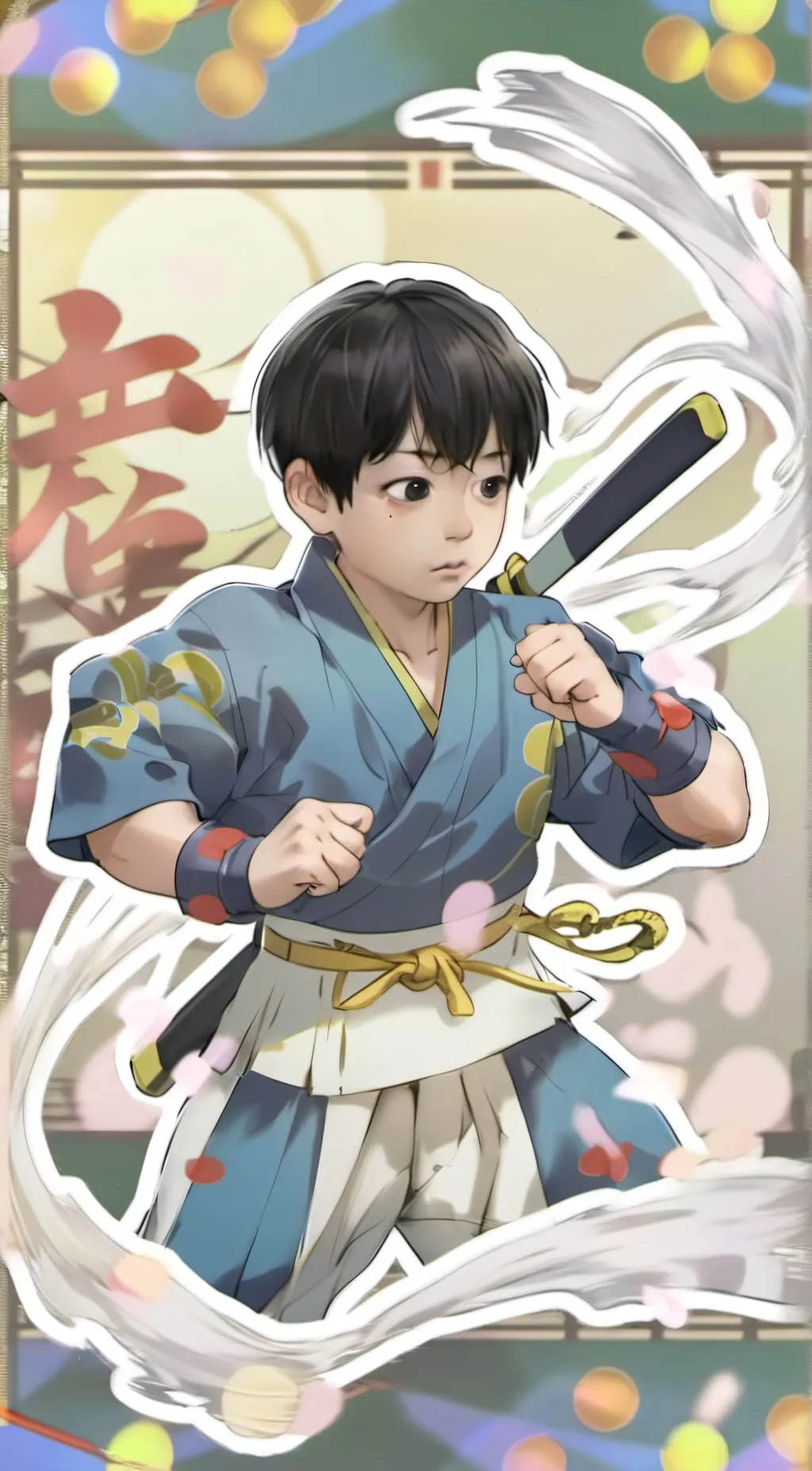 ai character: Little Jk background