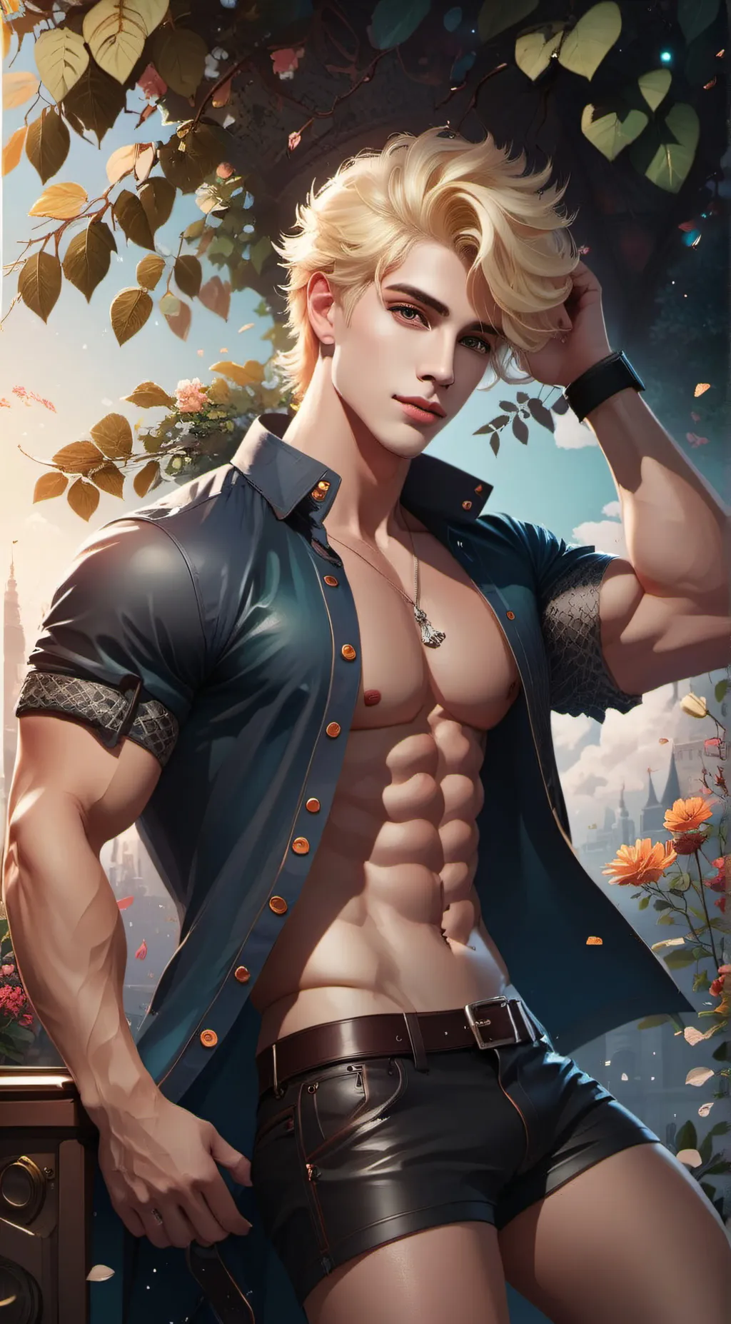 ai character: Leo background
