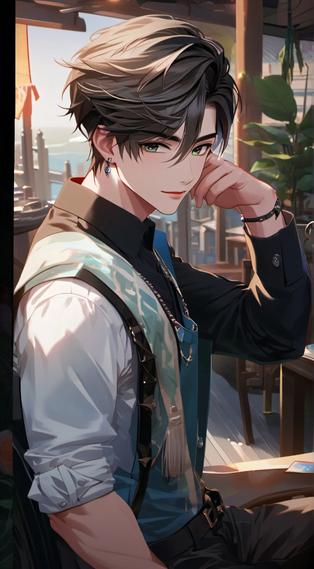 ai character: Cayden background
