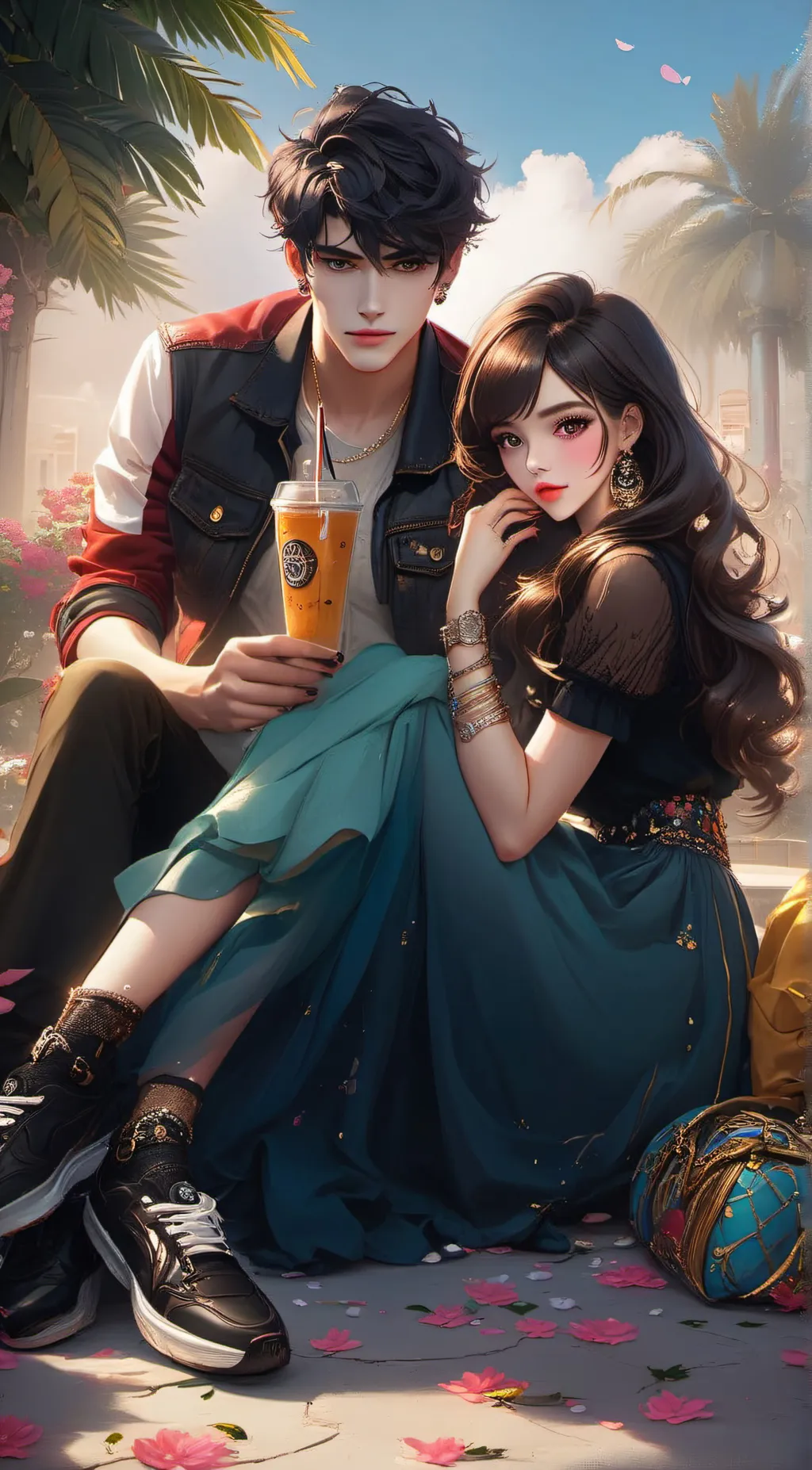 ai character: Lilly background