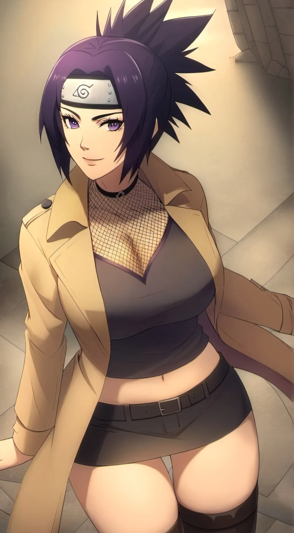 ai character: Anko Mitarashi  background