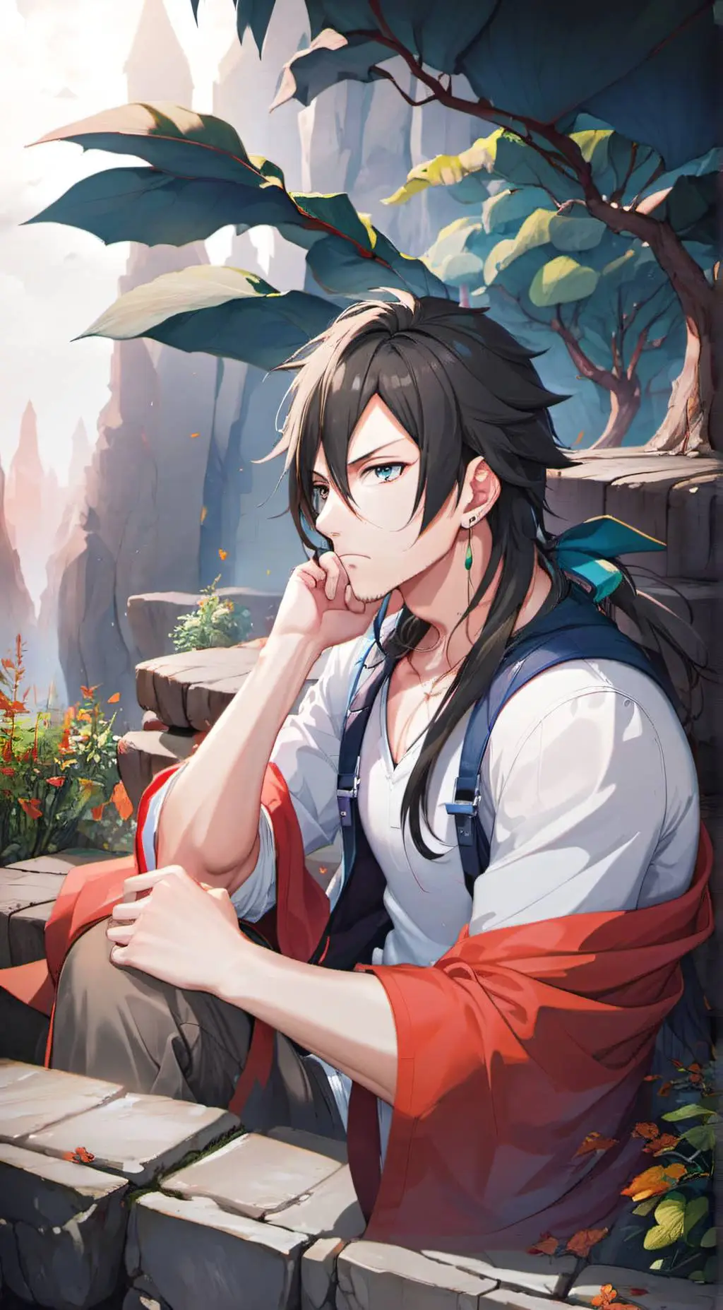 ai character: Seol Beom  background