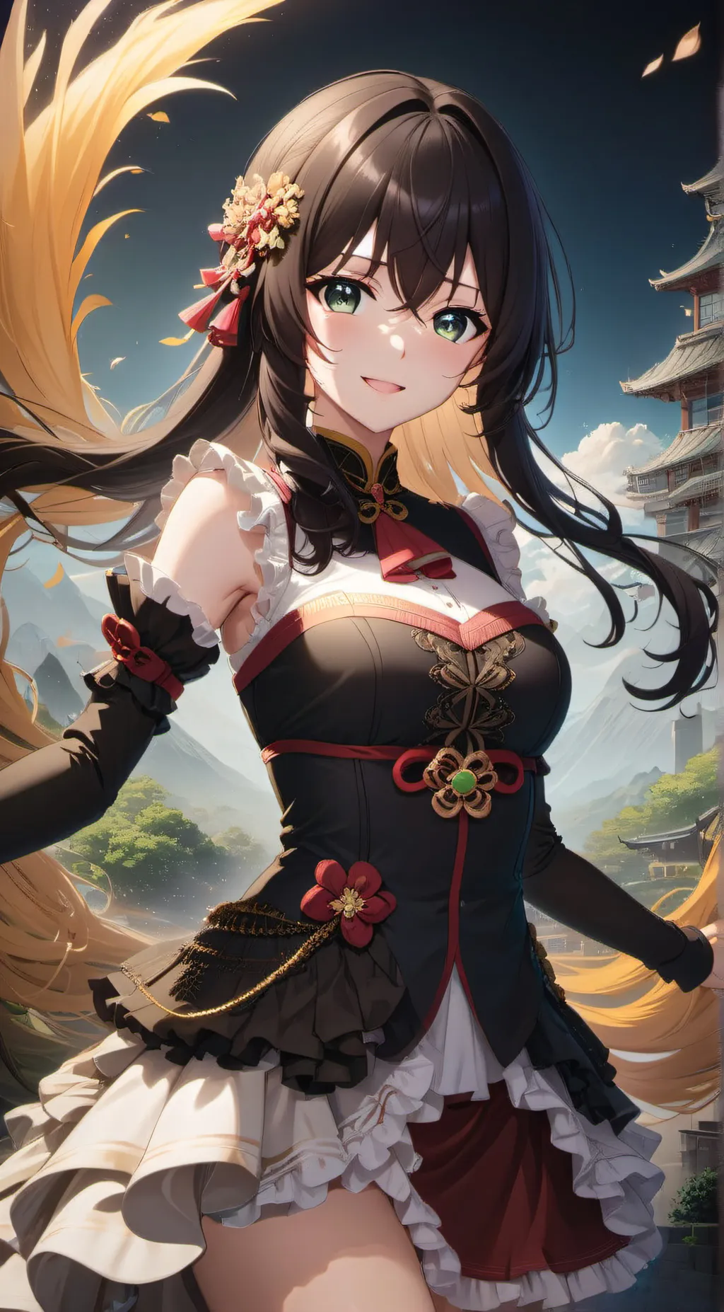 ai character: Kaori Itou background