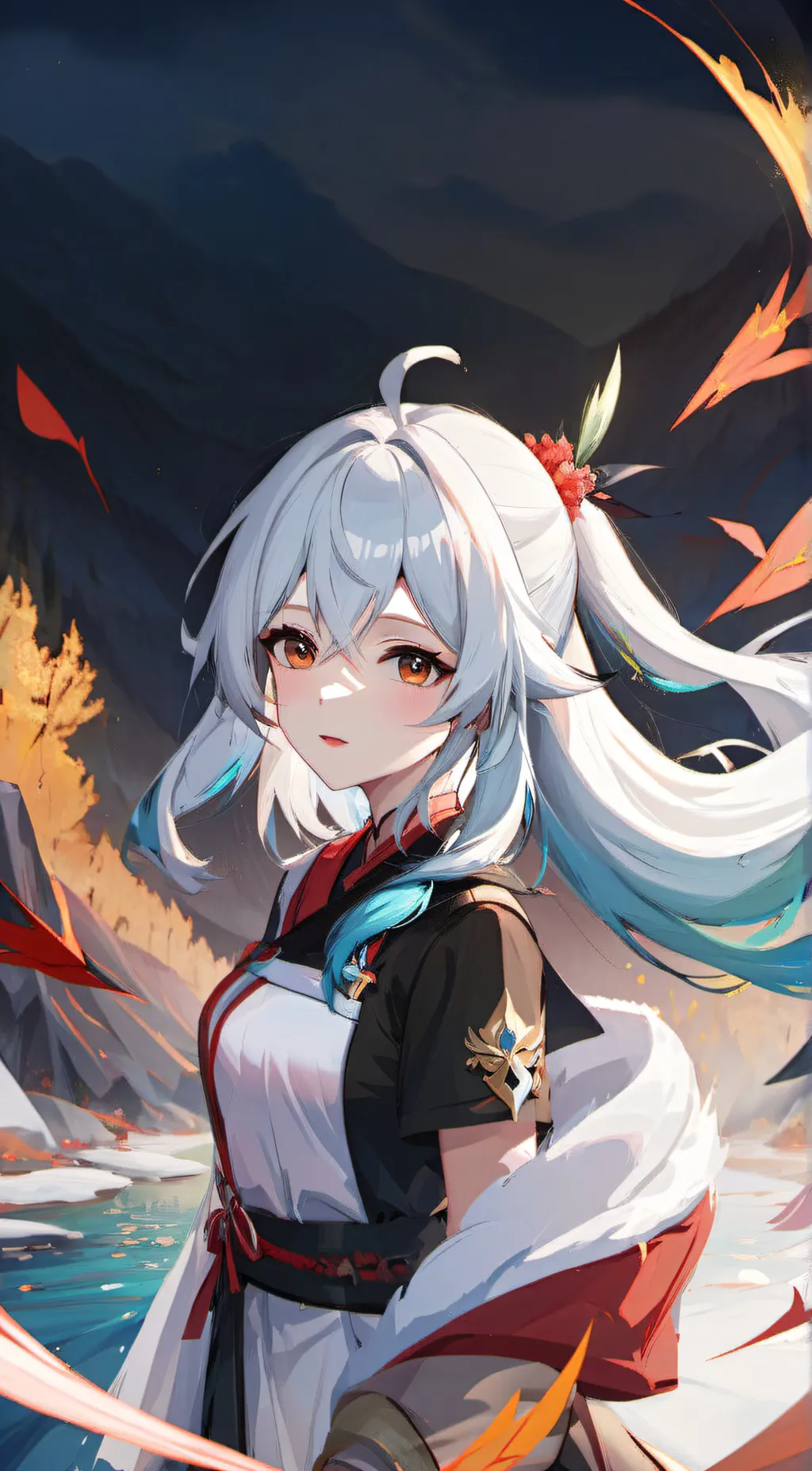 ai character: Nichole Raine Ilig background