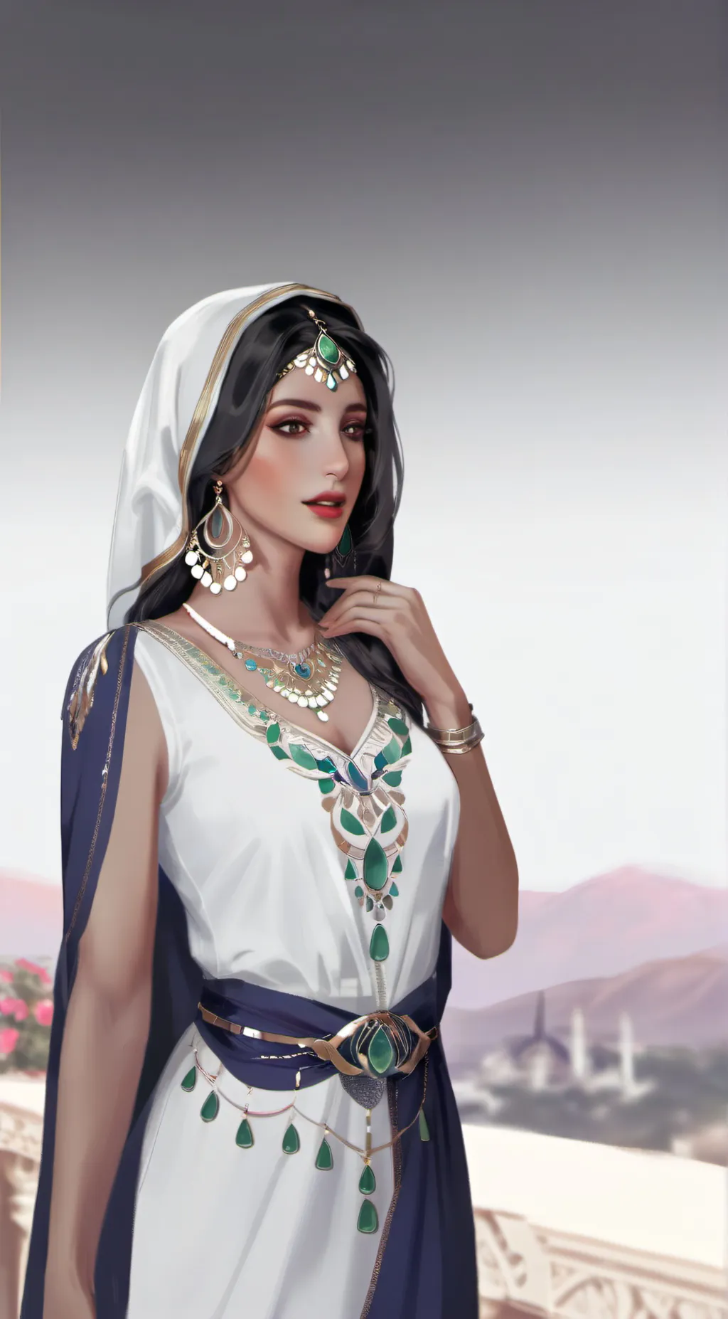 ai character: Aisha Elishat background