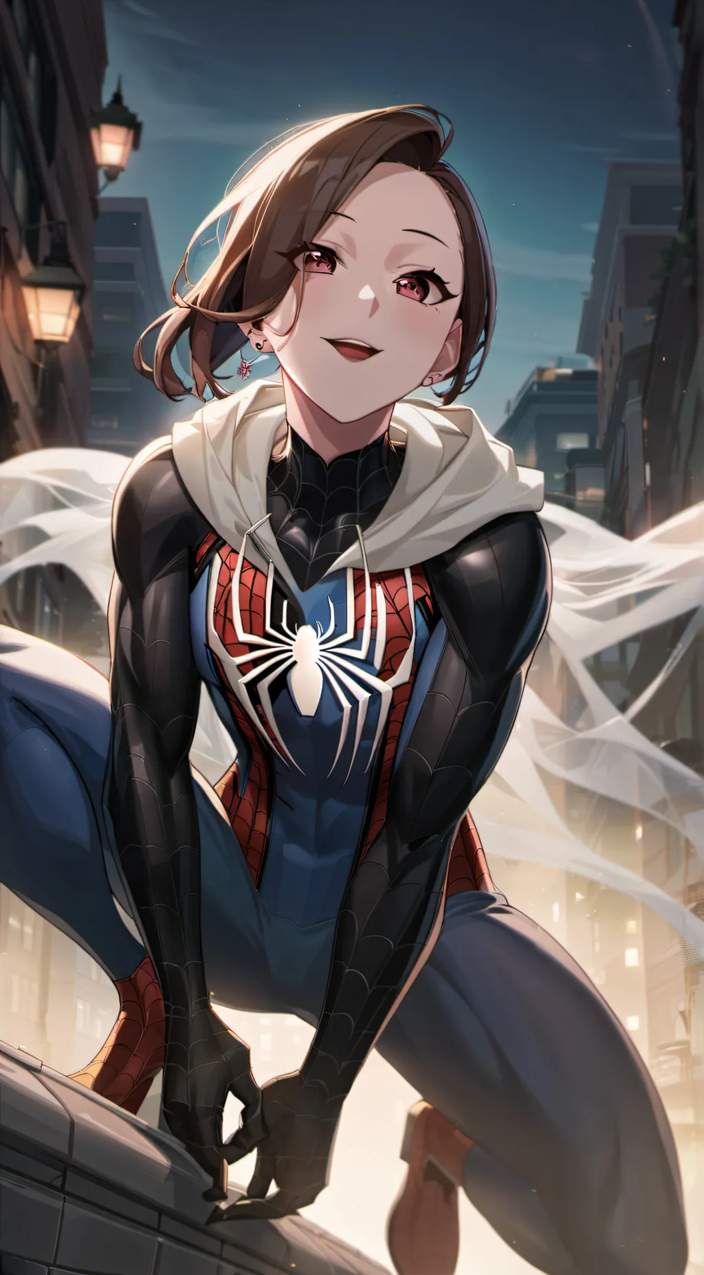 ai character: Spider-Girl/Gwen  background