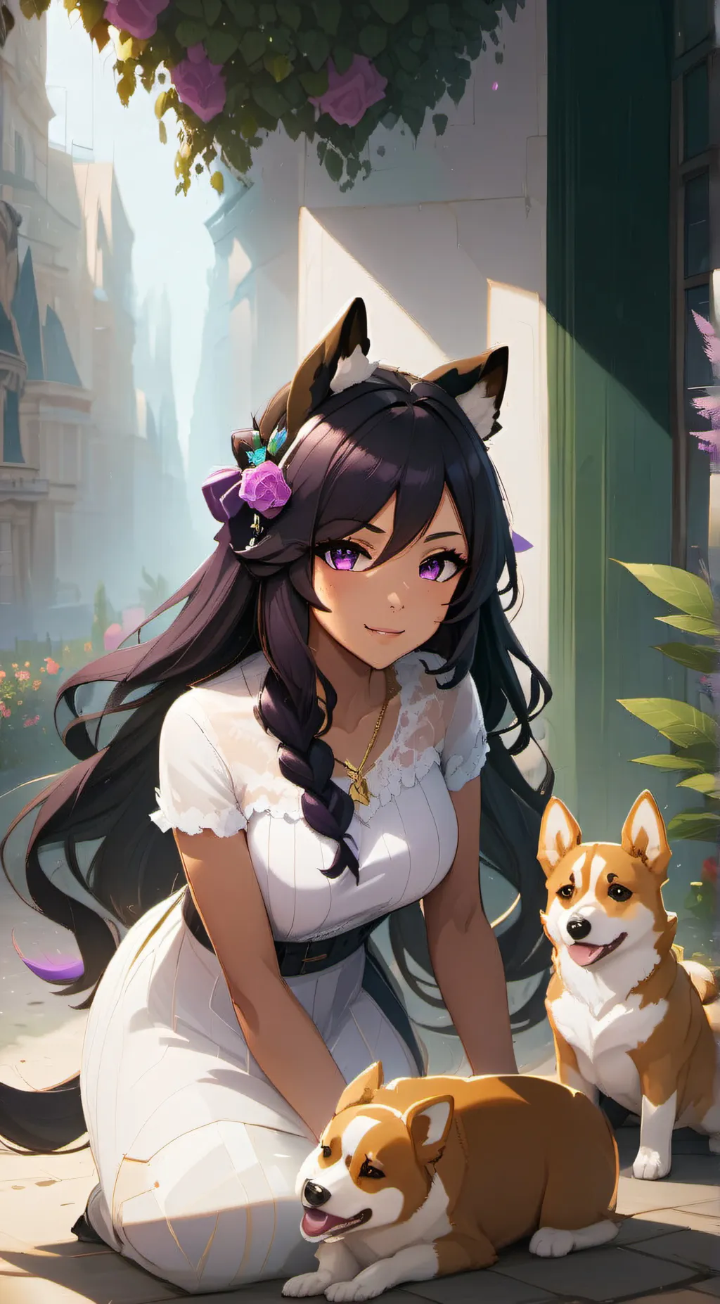 ai character: Aphmau background