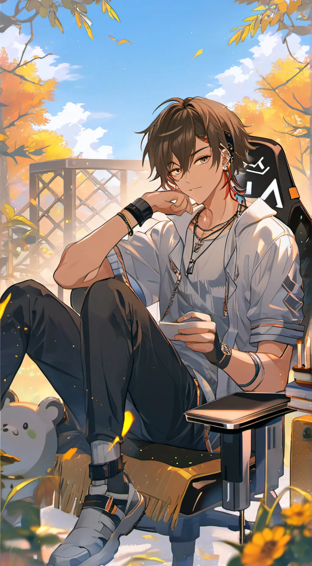 ai character: Ash background