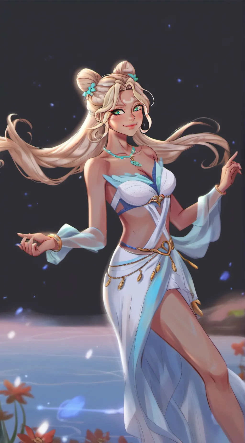 ai character: amia background