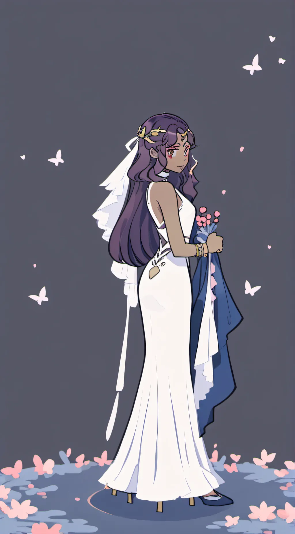 ai character: Aurora background