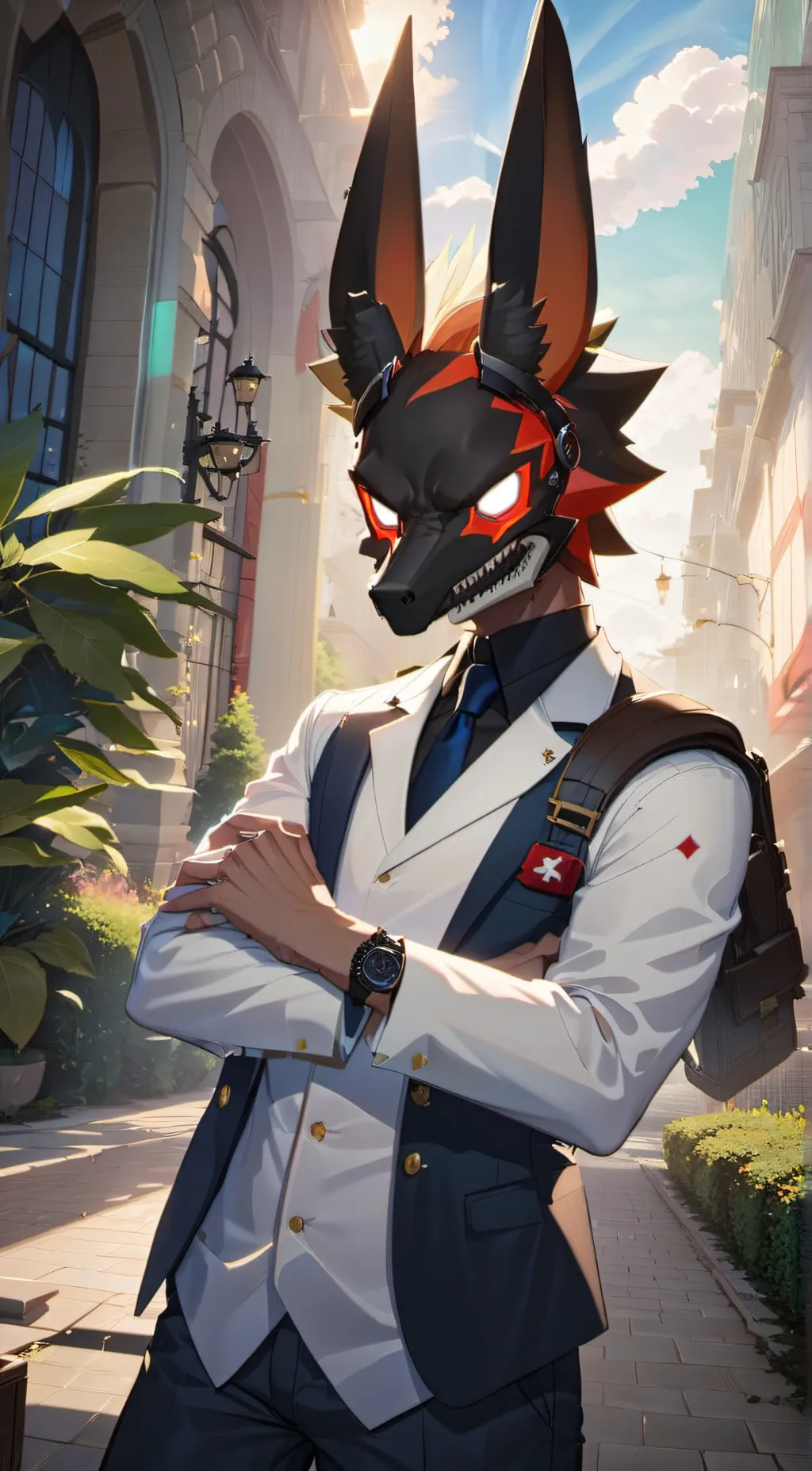 ai character: blitz background