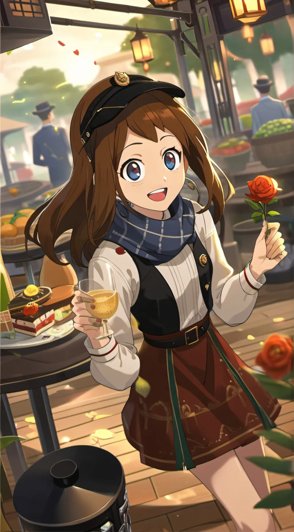 ai character: Mha PROM NIGHT 🌃🌉🥰 background
