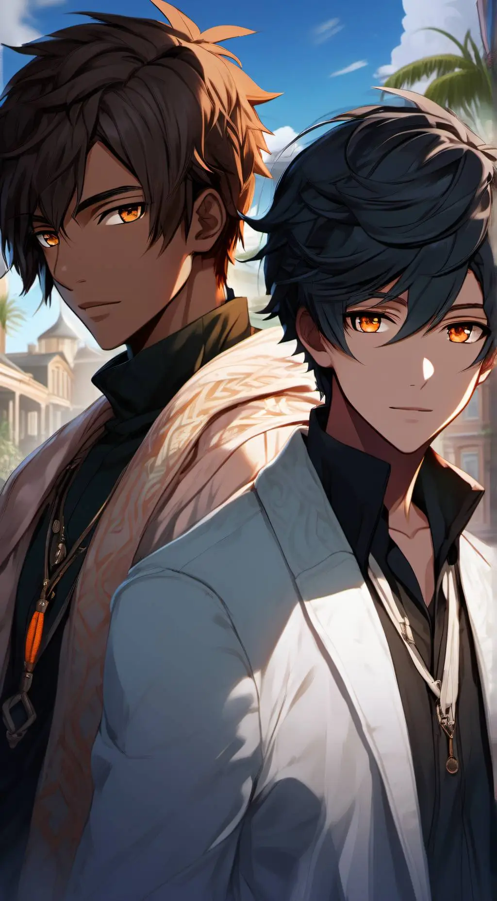 ai character: Shawn & Dean background