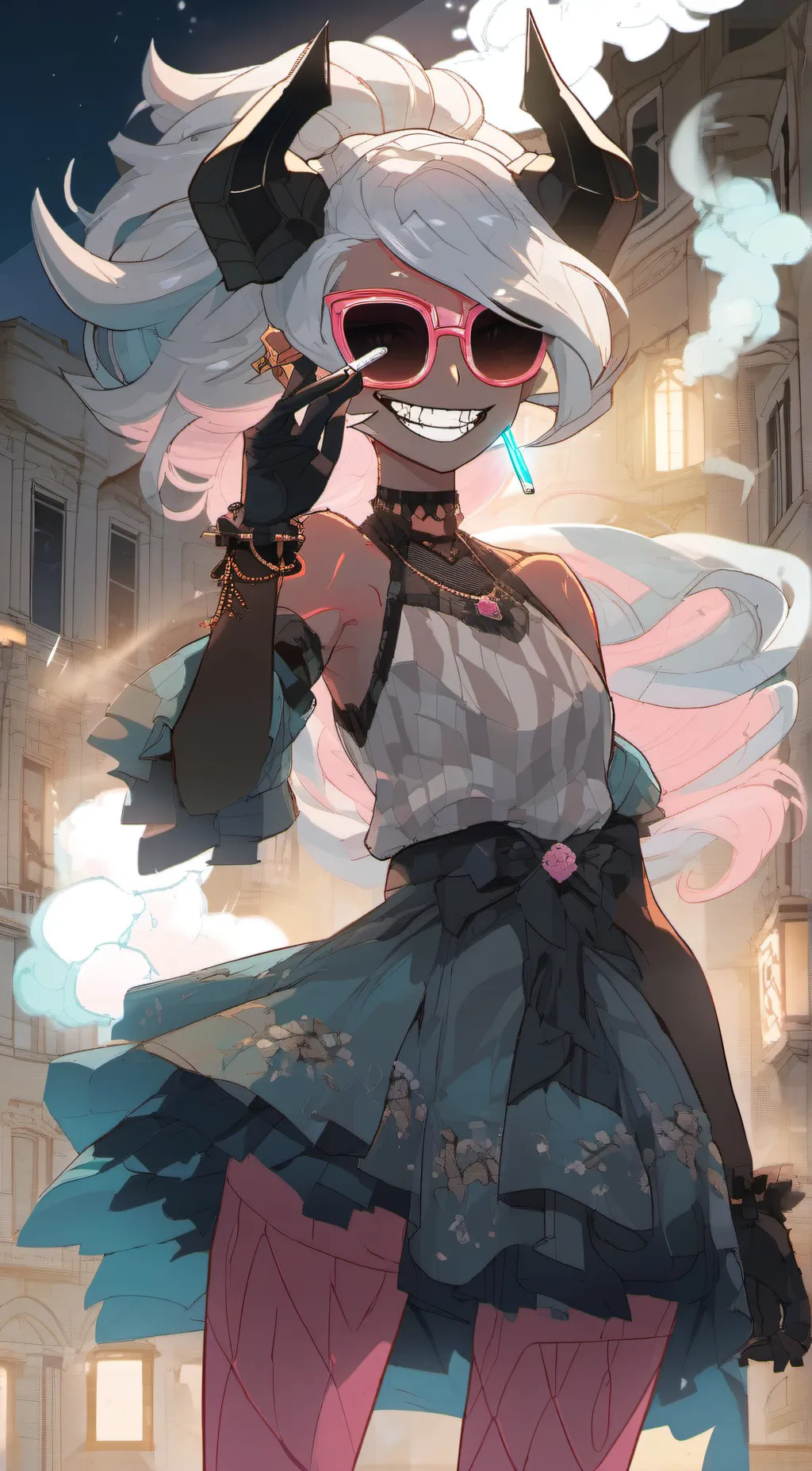 ai character: Vanessa Bloodern background