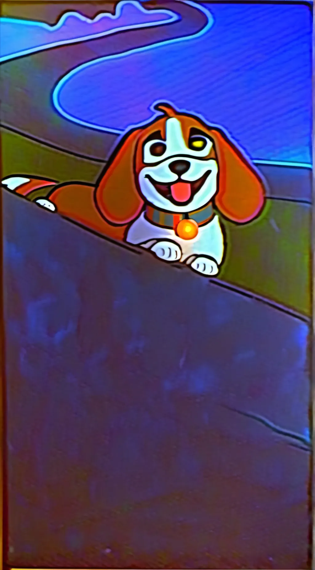 ai character: dogday background