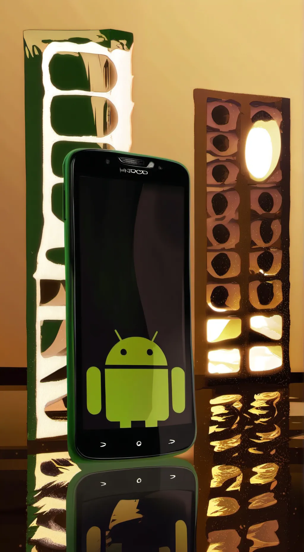 ai character: Android  background