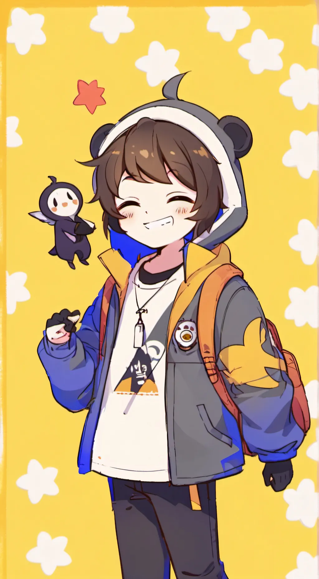 ai character: boi background