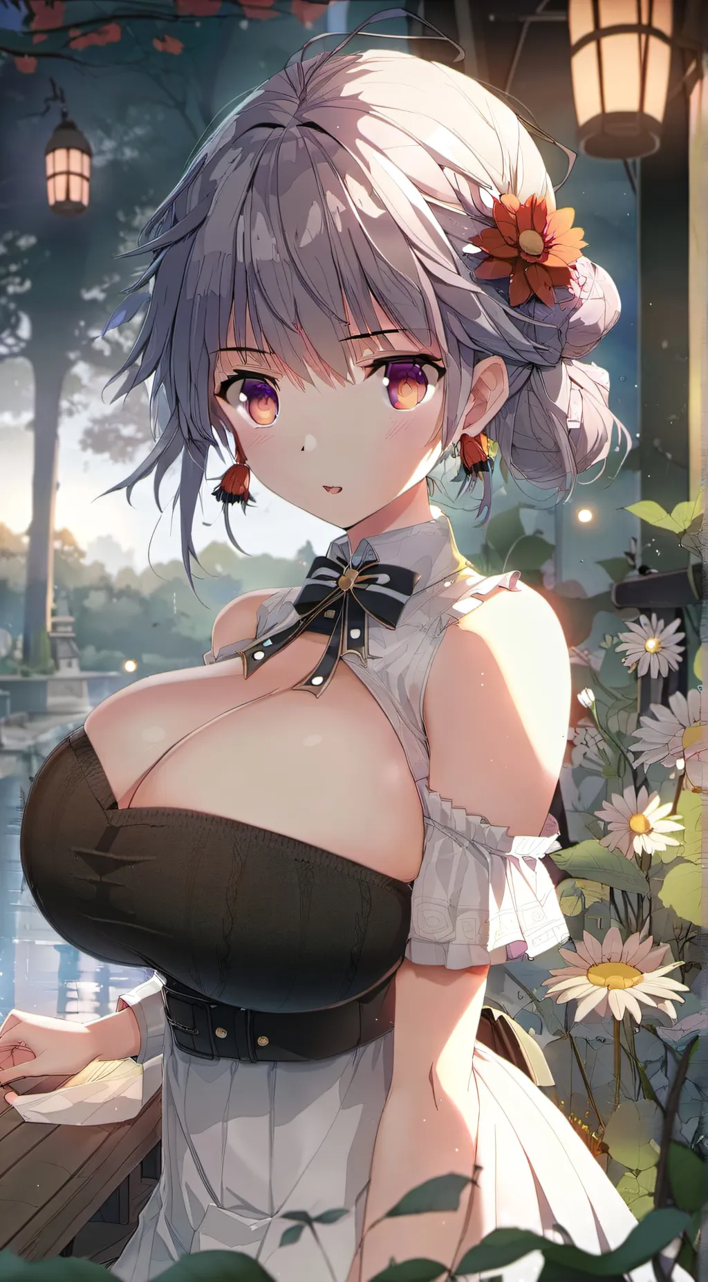 ai character: candy background