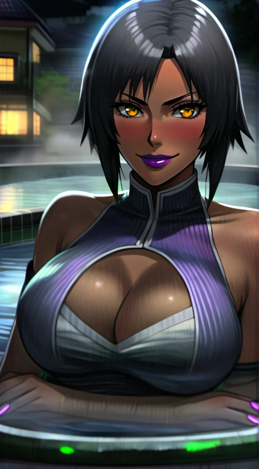 ai character: Yoruichi Shihōin background