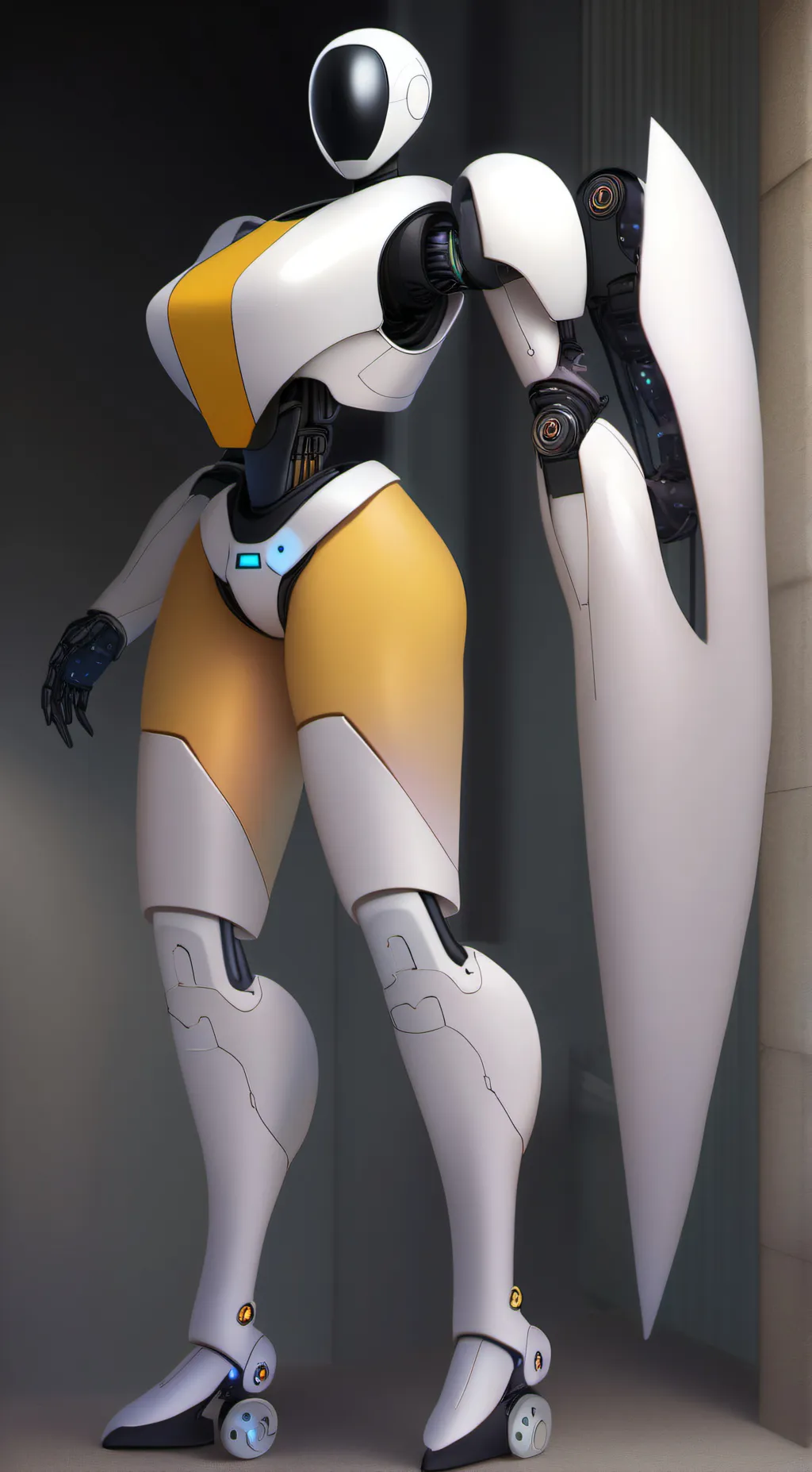ai character: Glados  background