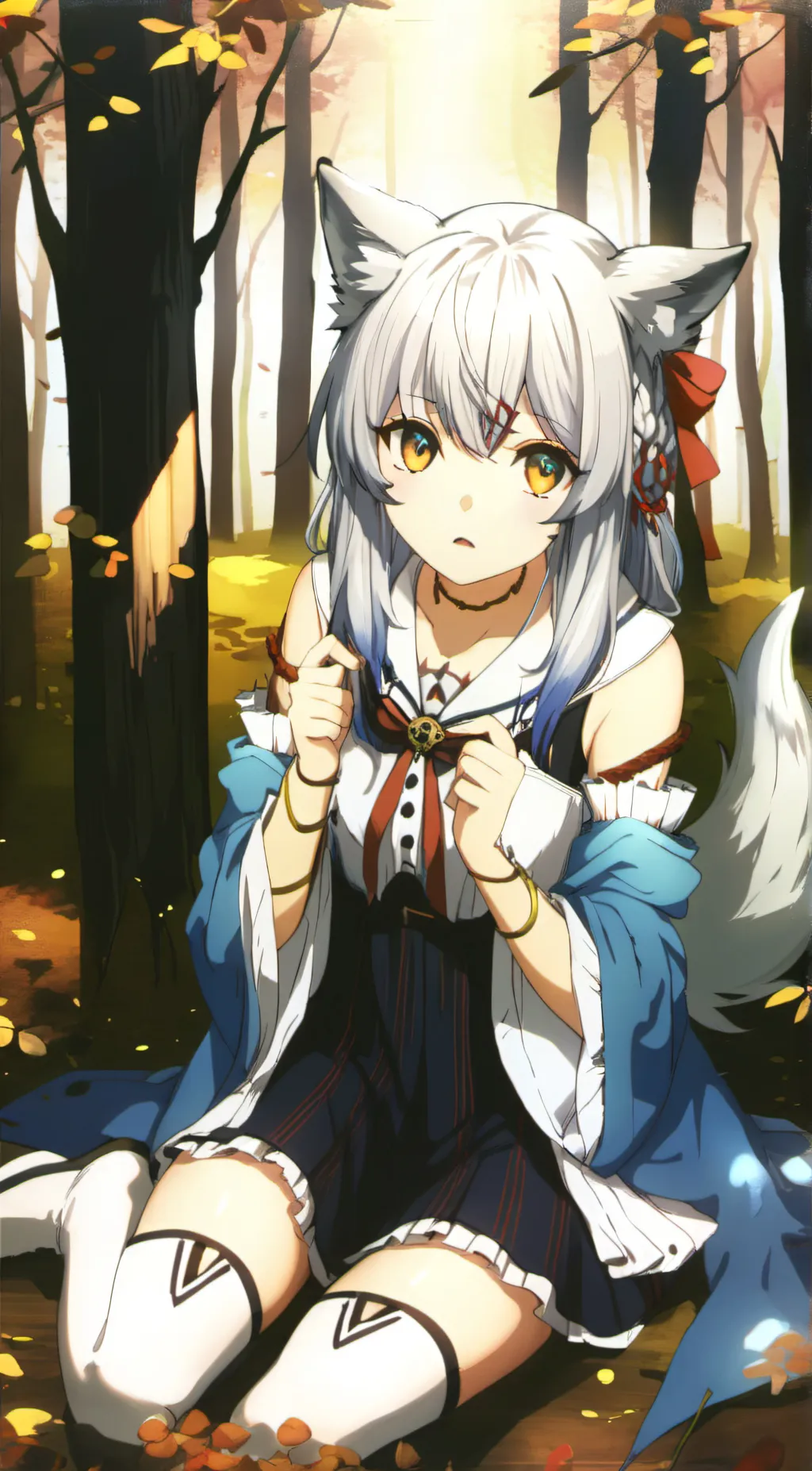 ai character: Fenrir background